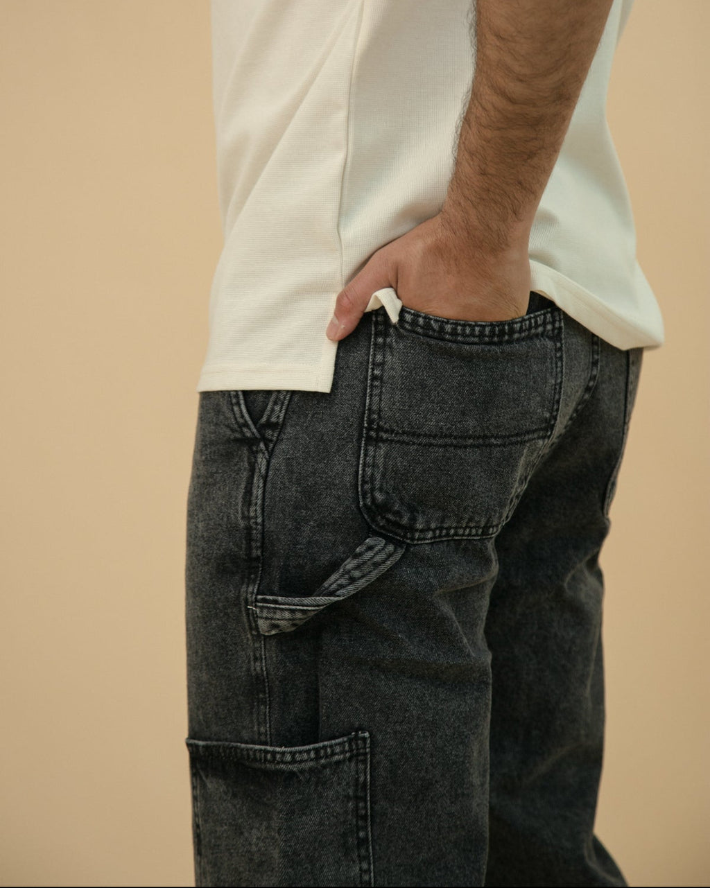 Denim Shorts Black