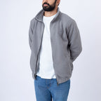 تيدي جاكيت. رمادي