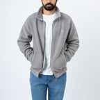 تيدي جاكيت. رمادي