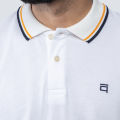 White/ Yellow-Navy