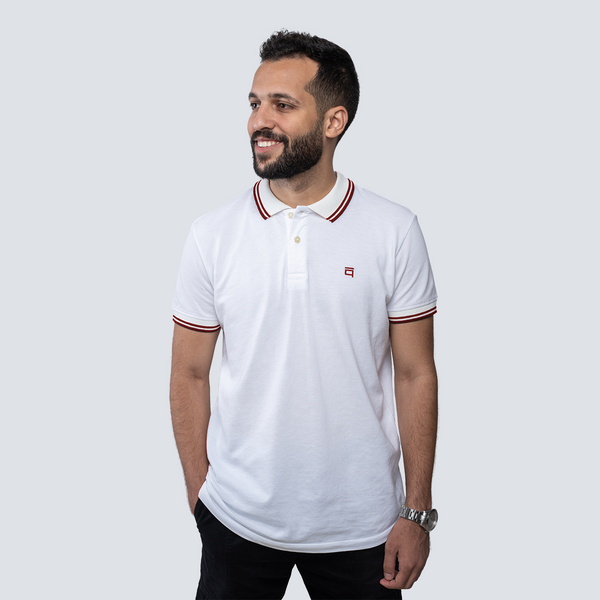 White/ Maroon
