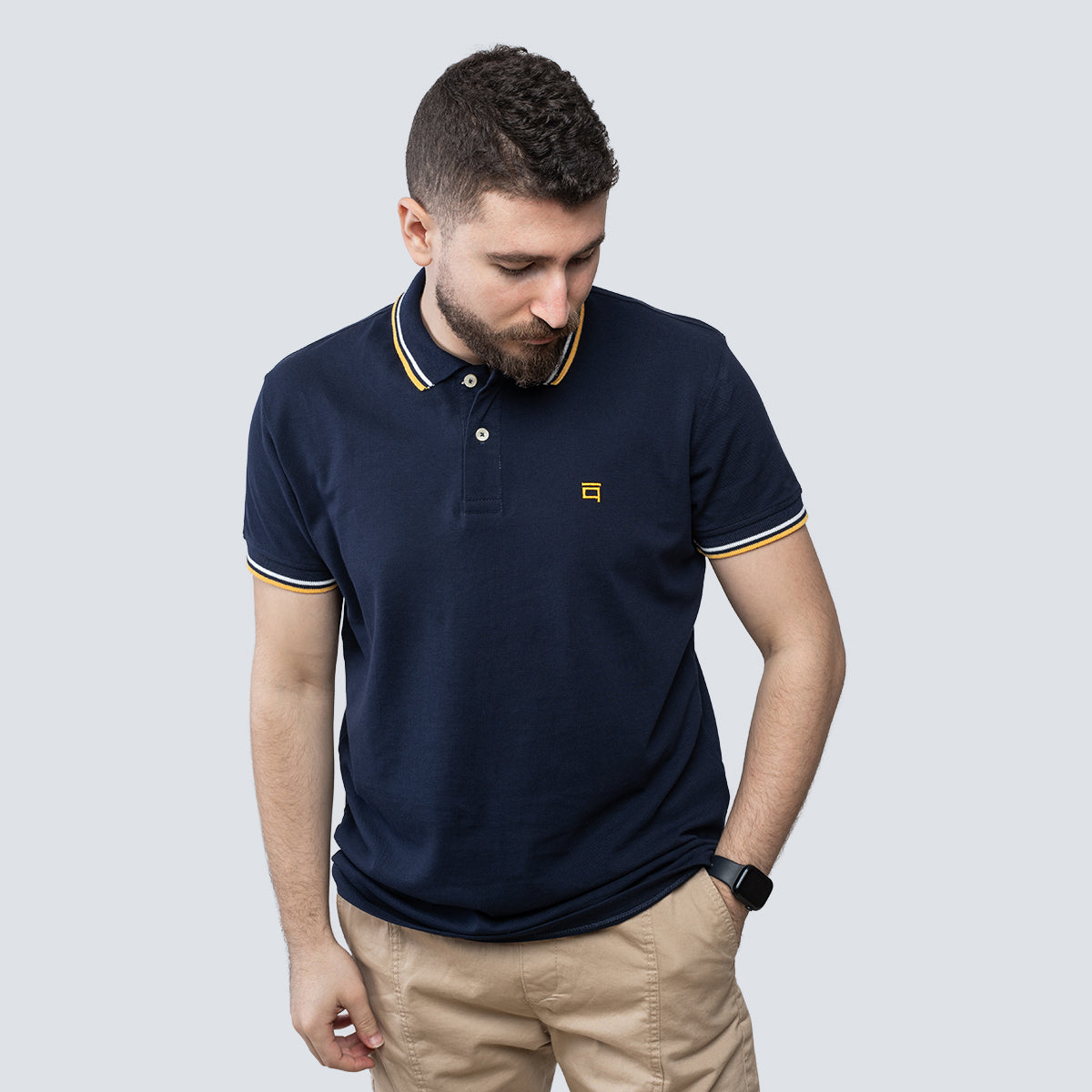 Navy/ White-Yellow