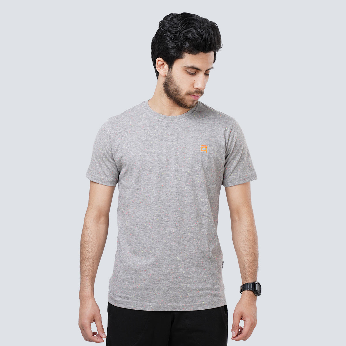 Splashed Neon Orange