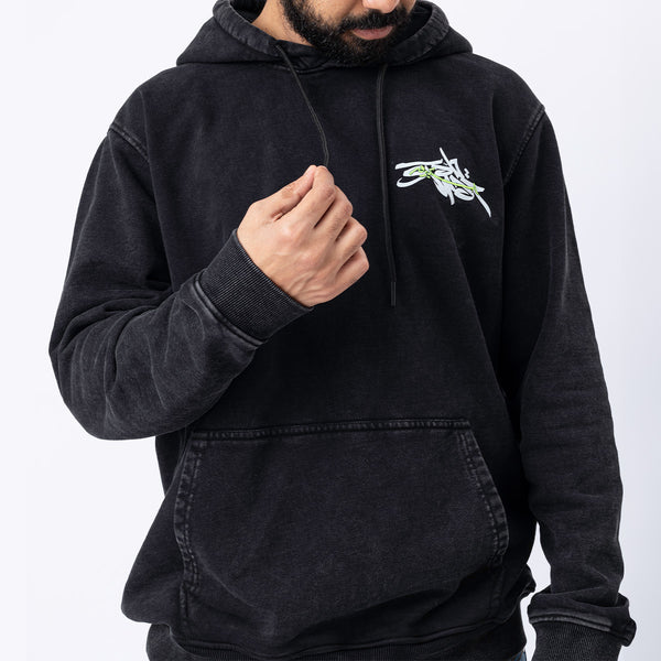 Washed Hoodie Black