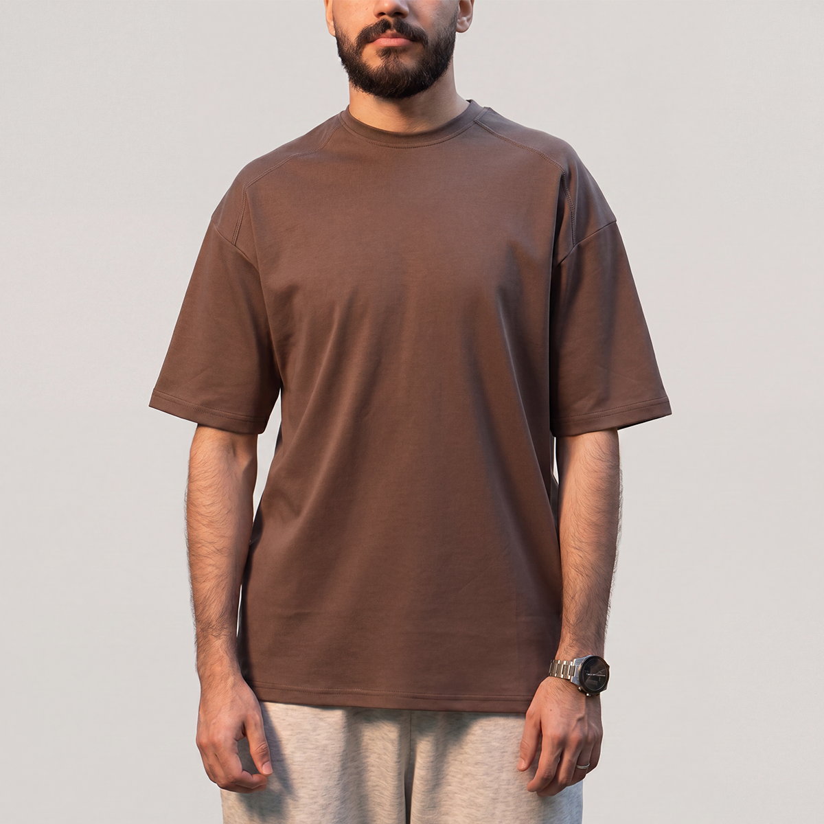 AXIS Seam Tee – Dark Brown Main image