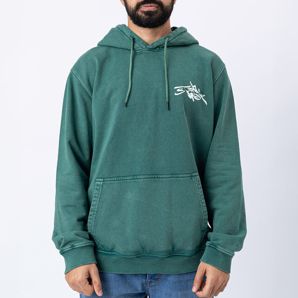 Washed Hoodie Green