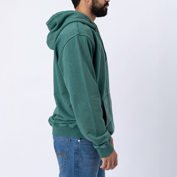 Washed Hoodie Green