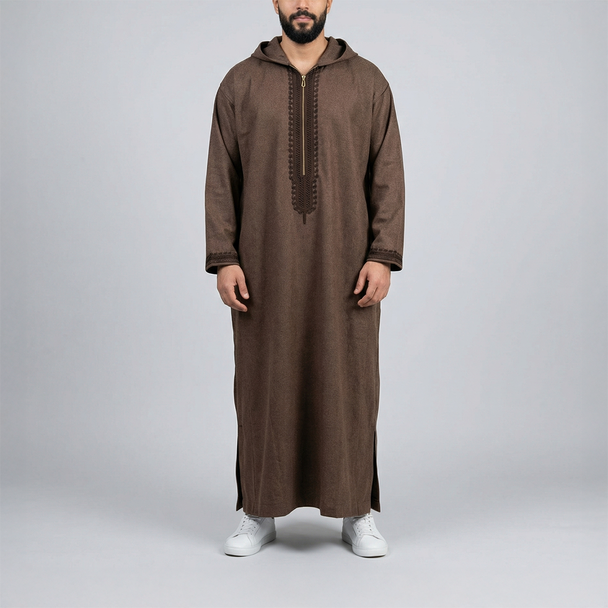 Wool Thawb Light Brown Main image