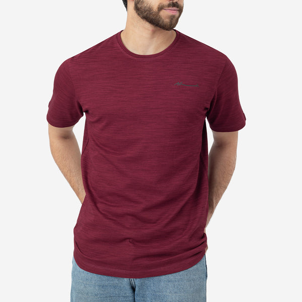 Slub Tee Maroon