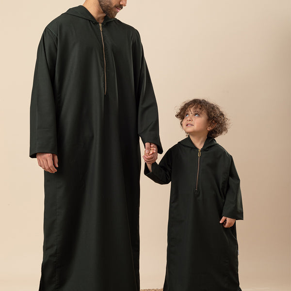 Kids Jilbab Royal Green