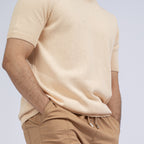 Knitted Crewneck Light Tan