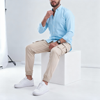 Plain Oxford Shirt Baby Blue