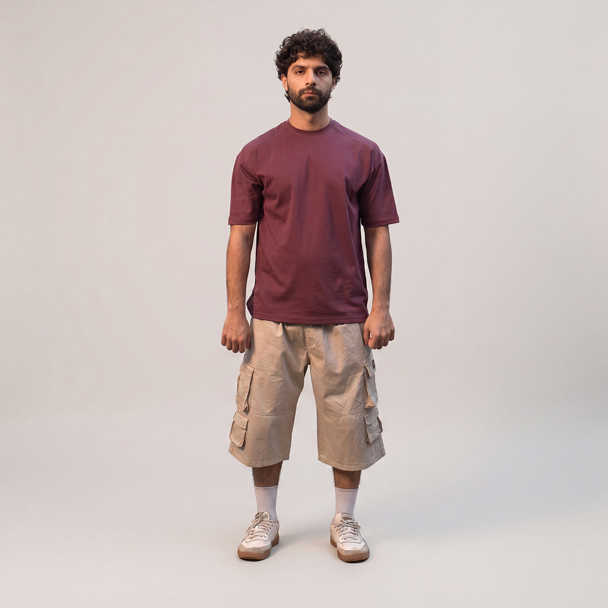 AXIS Seam Tee – Maroon Secondary image