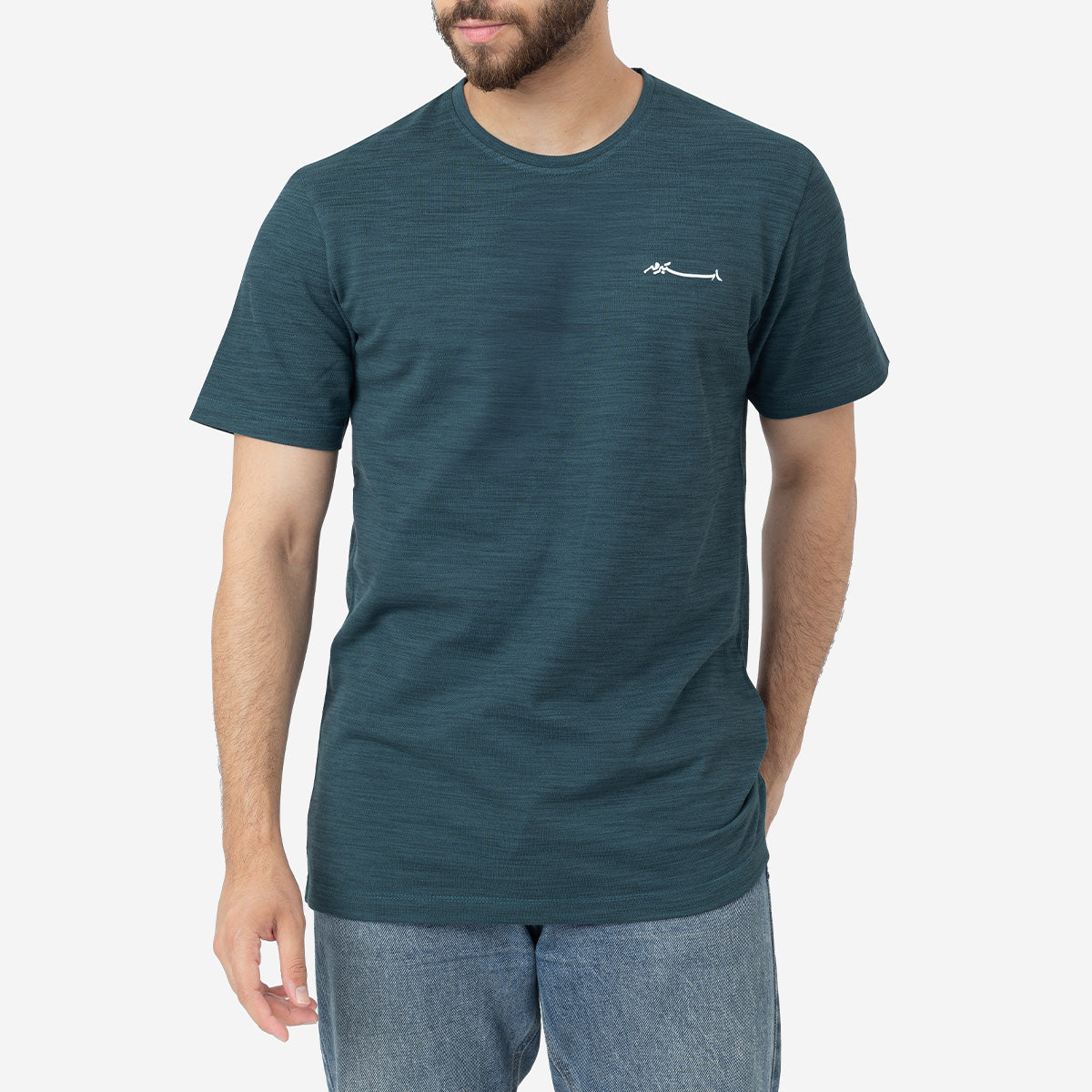 Slub Tee Teal Main image