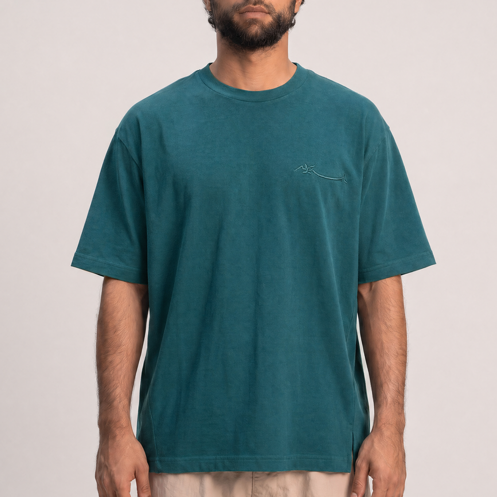 Crew-Neck SajdaFlap™️ Tee Green