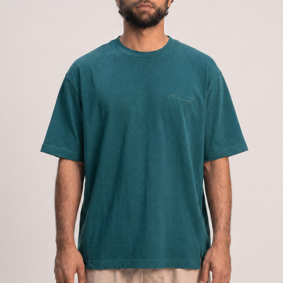 Crew-Neck SajdaFlap™️ Tee Green