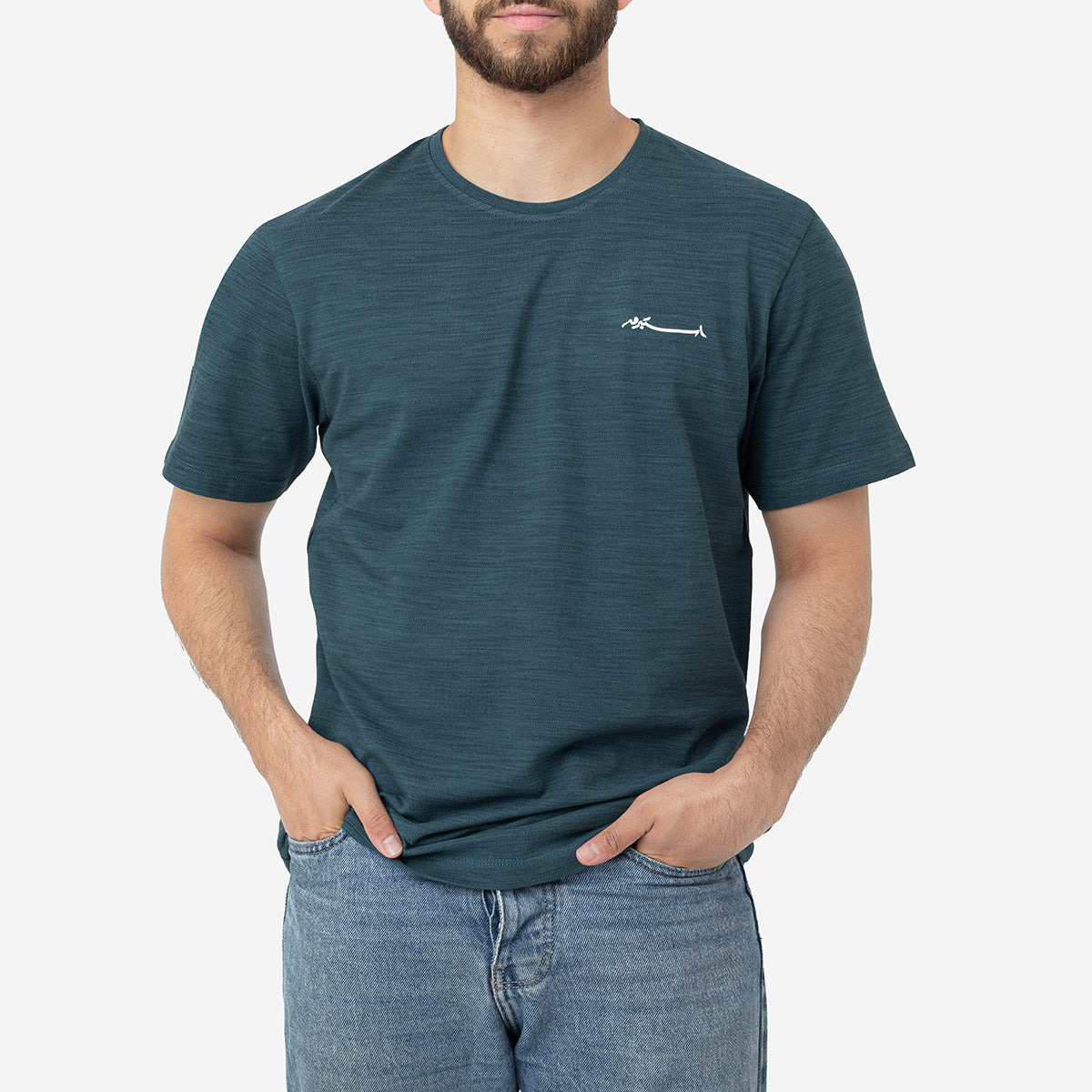 Slub Tee Teal Secondary image