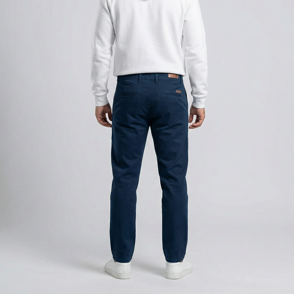Classic Gabardine Pants . Navy