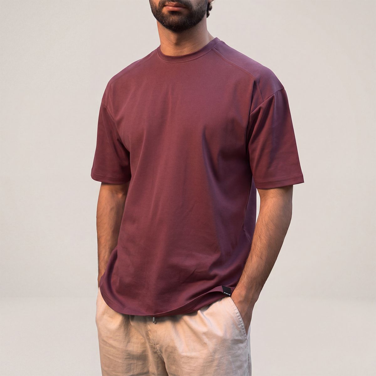 AXIS Seam Tee – Maroon Main image