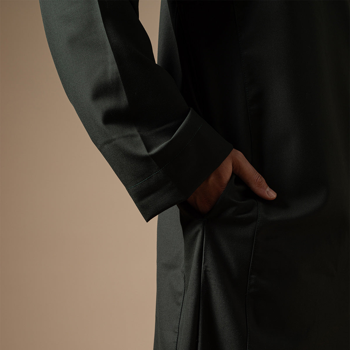 جلباب إستبرق. أخضر ملكي