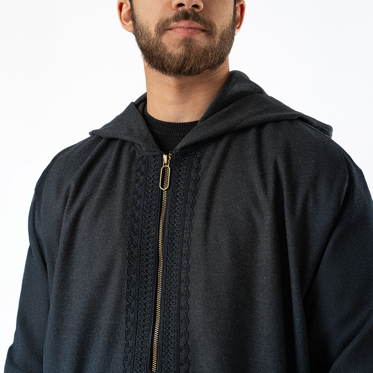 Wool Thawb Midnight Steel Secondary image