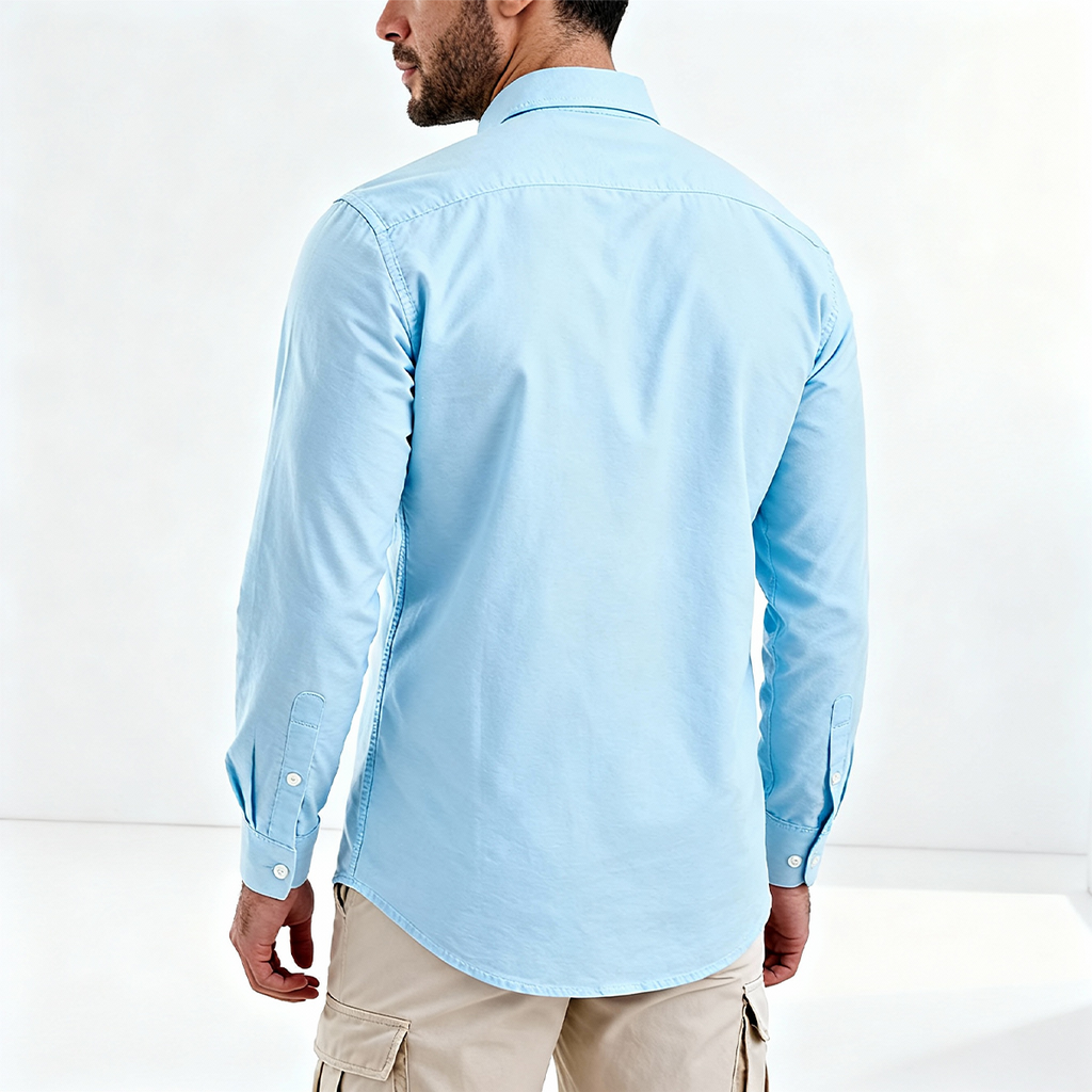 Plain Oxford Shirt Baby Blue