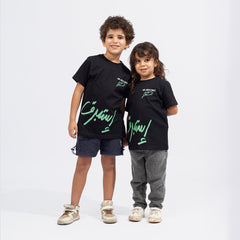 Stabraq Future Kids Tee. Black