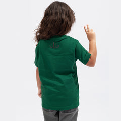 ArtistBerry Kids Tee. Dark Green