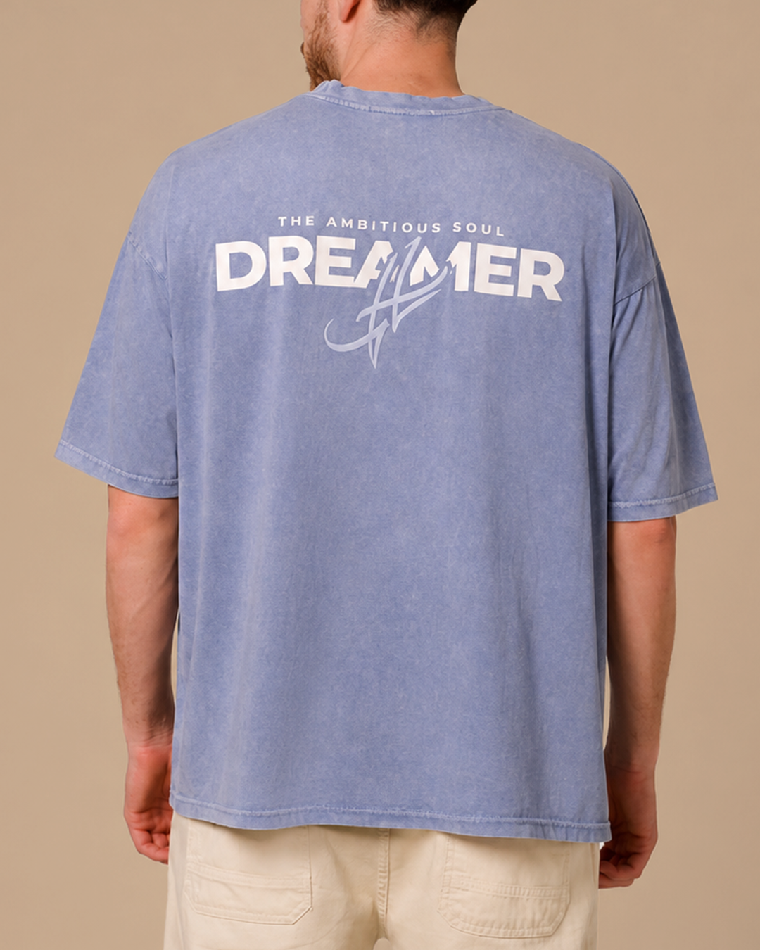 Graffiti Washed-Look Tee (حالم)
