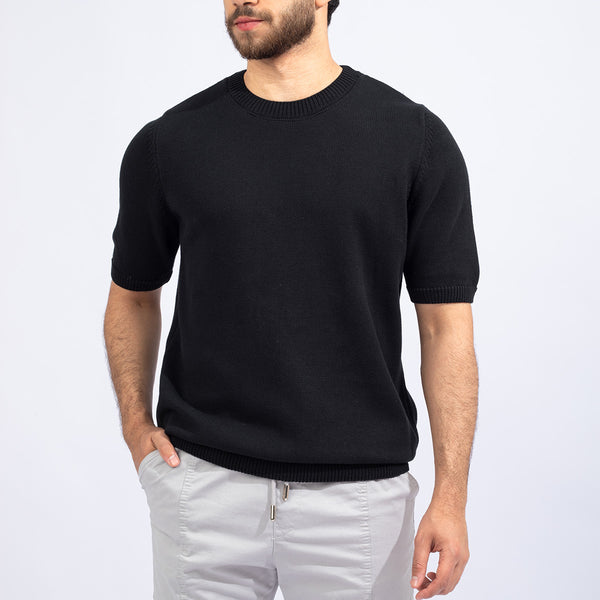 Knitted Crewneck Black