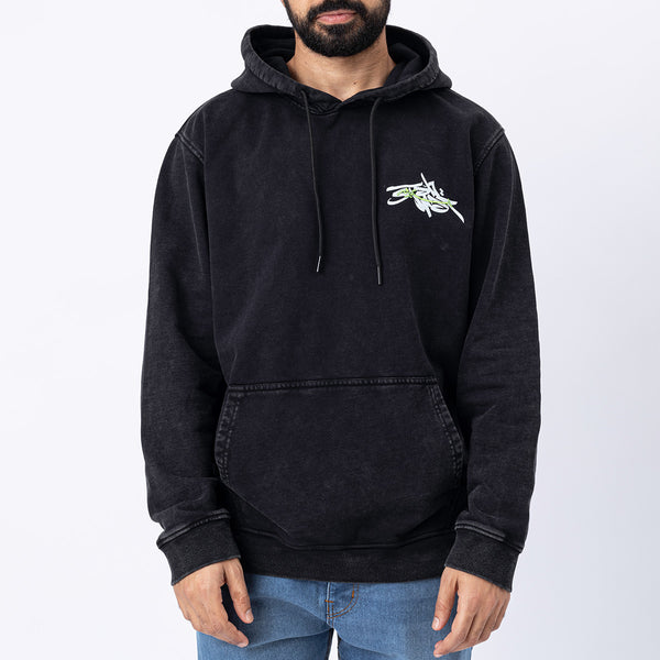Washed Hoodie Black