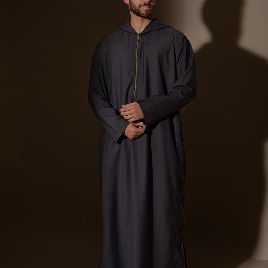 Stabraq Jilbab Dark Gray