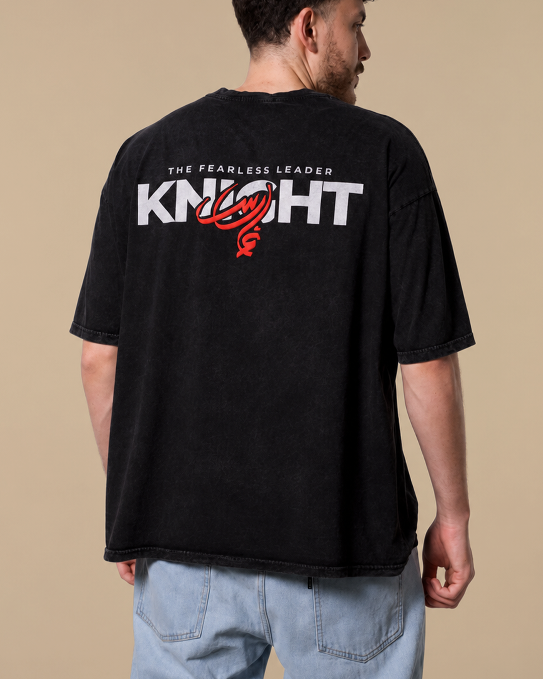 Graffiti Washed-Look Tee (فارس)