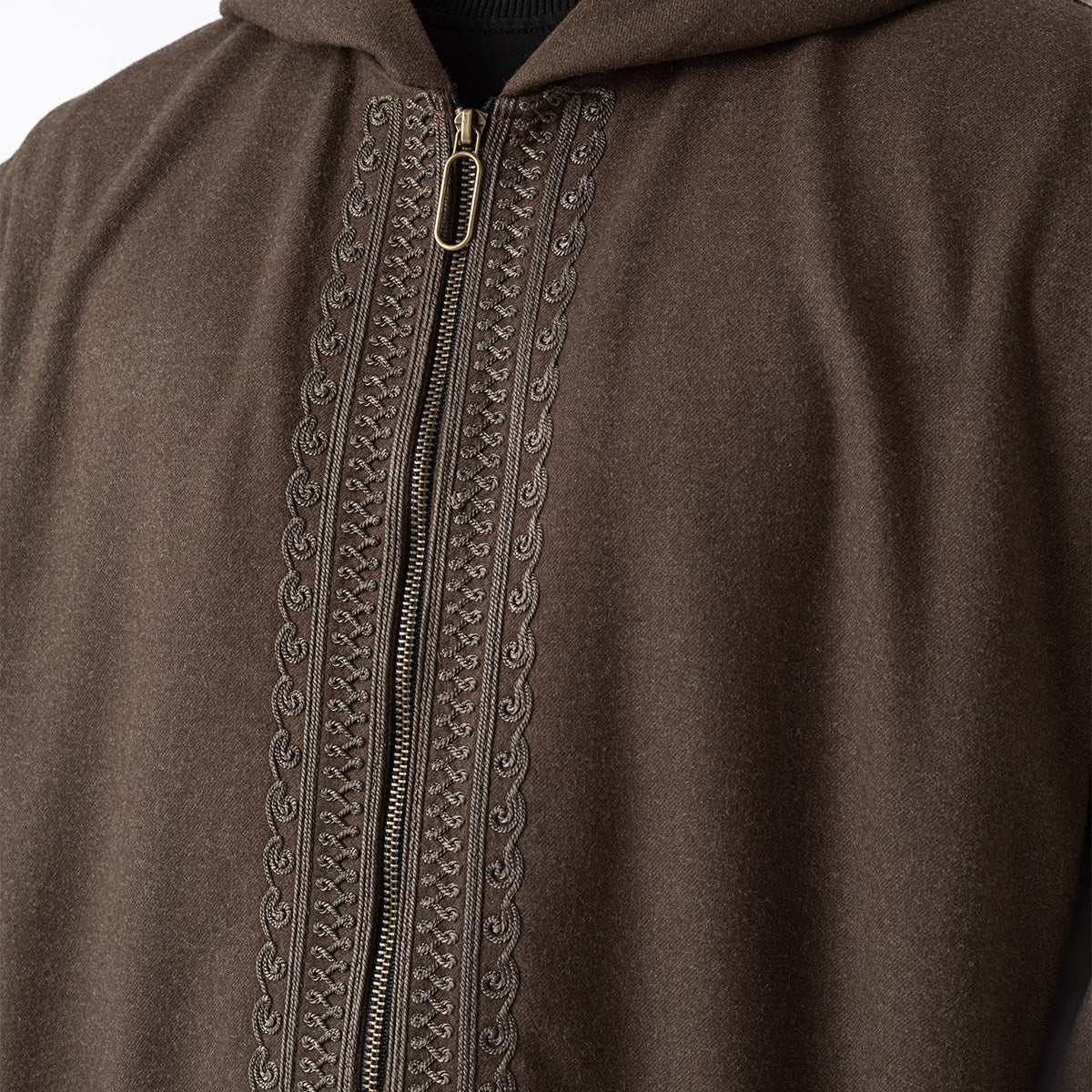 Wool Thawb Dark Brown Secondary image