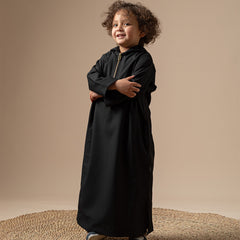 Kids Jilbab. Black