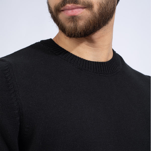 Knitted Crewneck Black