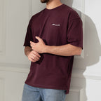 Stabraq Split Tee Burgundy