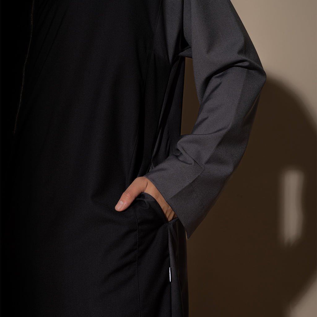 Stabraq Jilbab Dark Gray