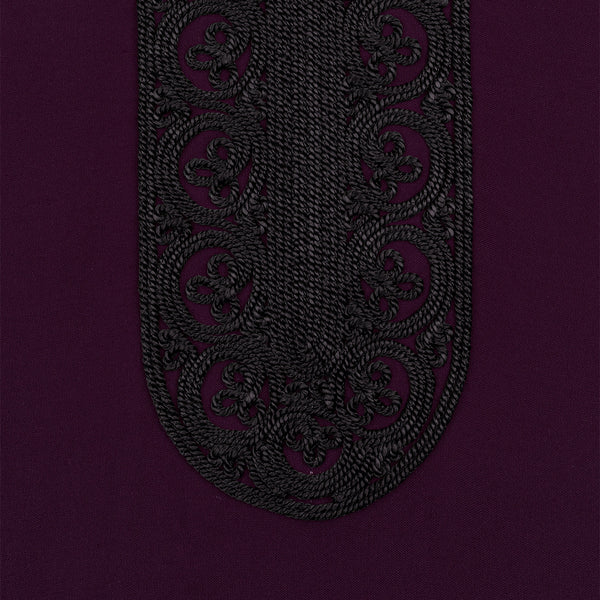 Moroccan Thawb Burgandy