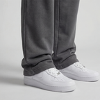 Wide-Leg Sweatpants Gray