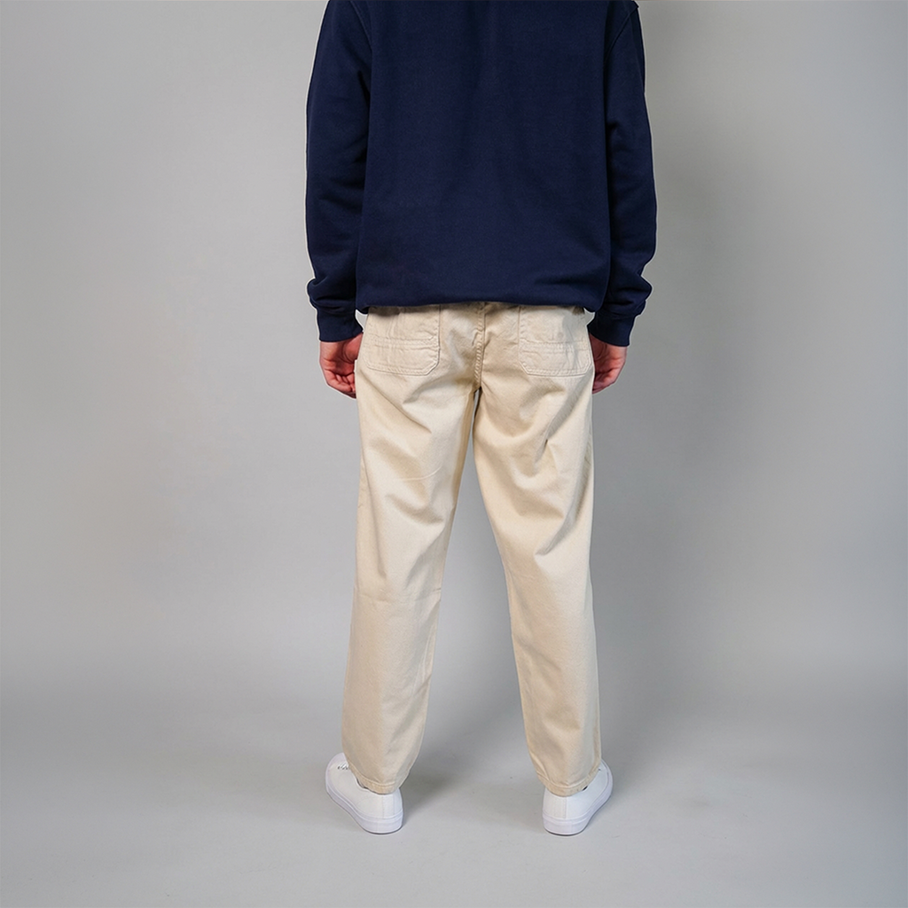Loose Fit Jogger Light Beige