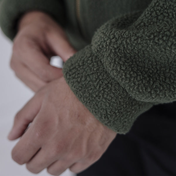 Teddy Jacket. Green