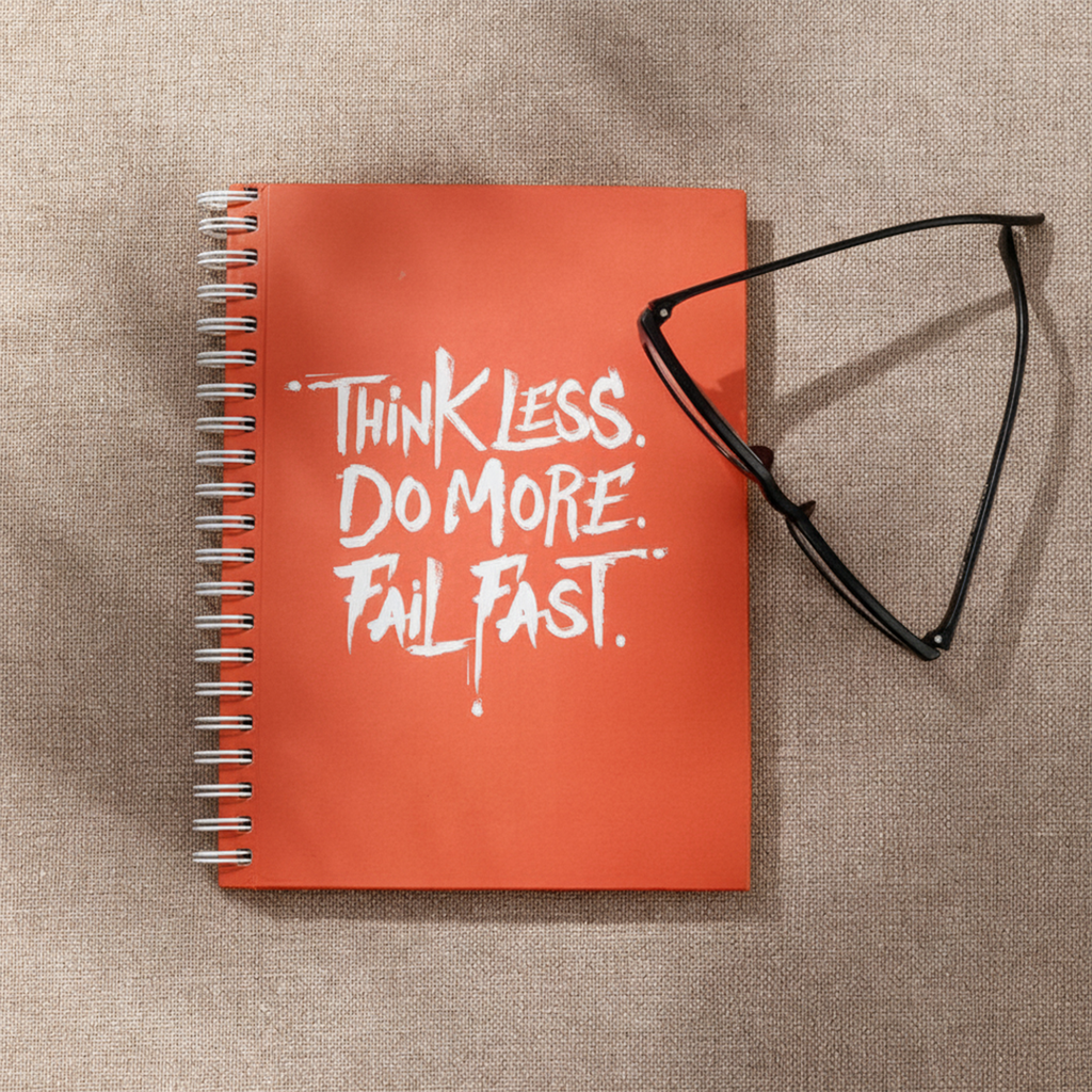 Spiral Notebook - Think less