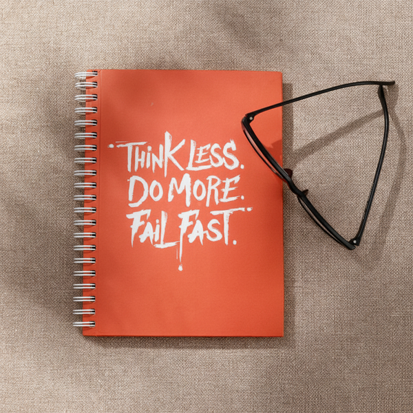 Spiral Notebook - Think less