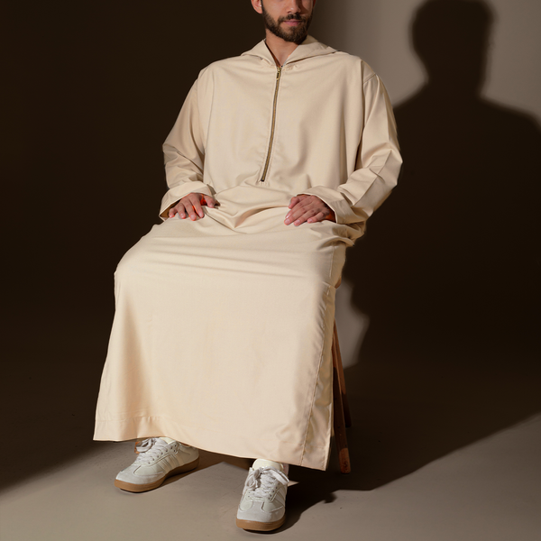 Stabraq Jilbab light Beige