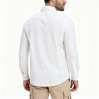 Plain Oxford Shirt White
