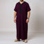 Moroccan Thobe Burgandy