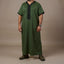 Moroccan Thobe Olive Green