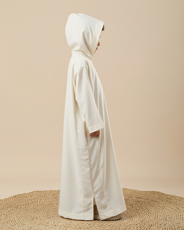 Kids jilbab off white