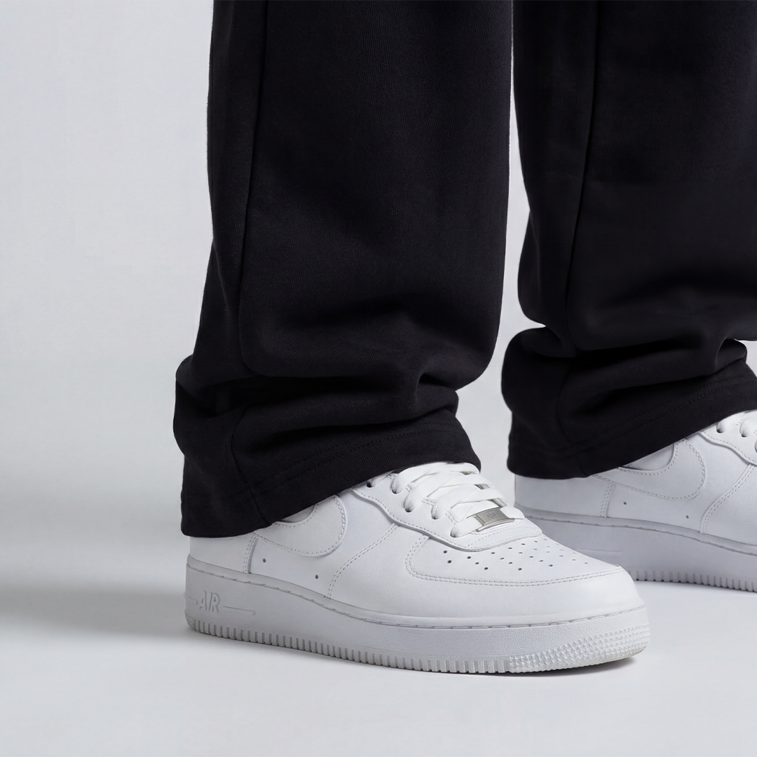 Wide-Leg Sweatpants Black Secondary image